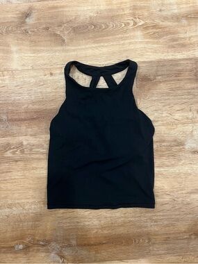 Athleta High Neck Cropped Tank Top
